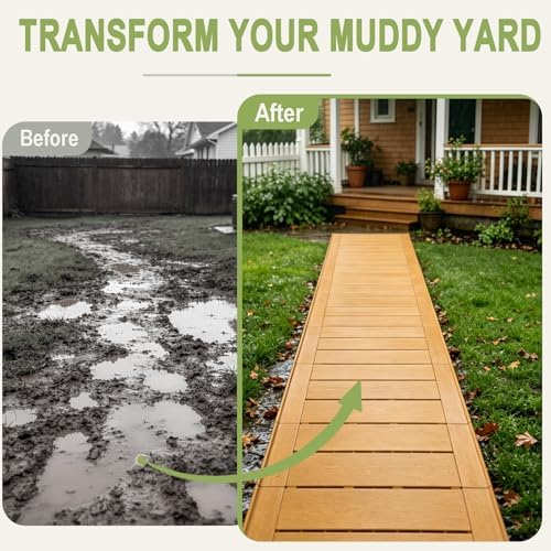 31" x 11' Garden Pathway Interlocking Plastic Walkway - Image 4