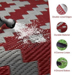 GENIMO Outdoor Rug, Waterproof Plastic Rugs - Image 6