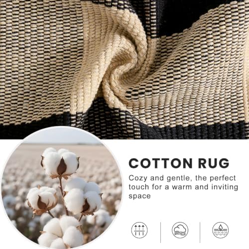 OLANLY Buffalo Plaid Rug 4' x 6' - Image 6