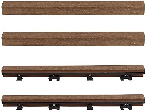 1 in. x 1 ft. Quick Deck Composite Deck Tile Straight Trim - Image 2