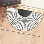 Mingnei Boho Sun Linen Doormat Door Mat - Image 3