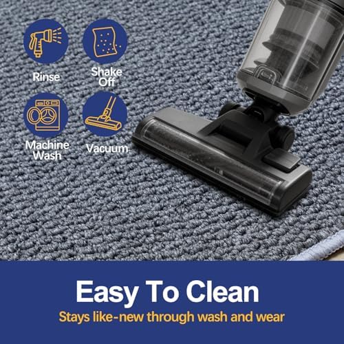Faux Jute Runner Rug 2'x6', Washable & Non-Slip - Image 5