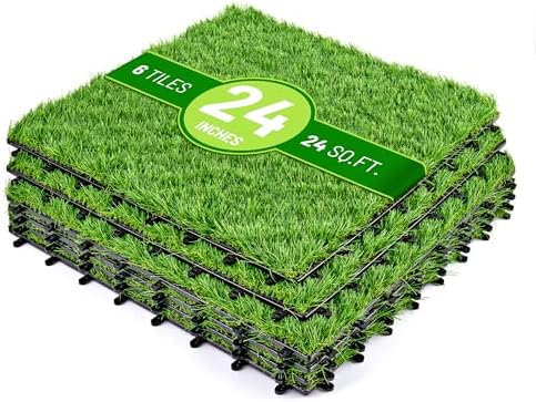 Sorbus Interlocking Artificial Grass Tiles by Sorbus