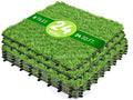 Sorbus Interlocking Artificial Grass Tiles by Sorbus