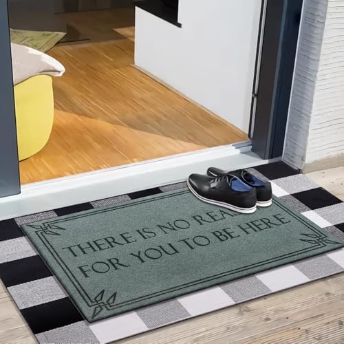 Front Door Mat Funny Welcome Mats Brown There is No Reason - Image 3