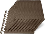ProsourceFit Exercise Puzzle Mat 1/2-inch, EVA Interlocking Foam Floor Tiles by ProsourceFit