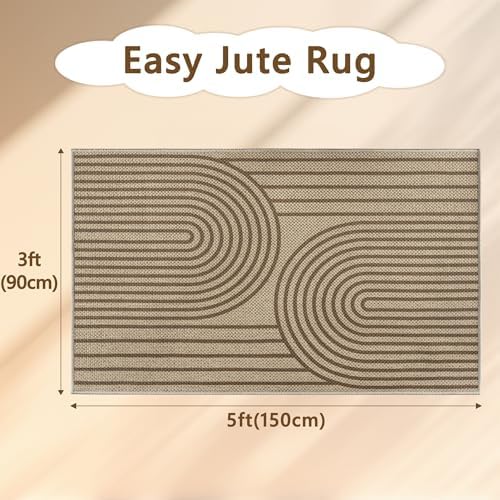 Faux Jute Rugs for Entryway, Living Room - Image 2