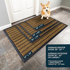 ubdyo Extra Durable Door Mat Outside Entrance - Image 3