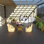 Plastic Interlocking Deck Tiles, 44 Packs Deck Tile Outdoor Waterproof All - Image 3
