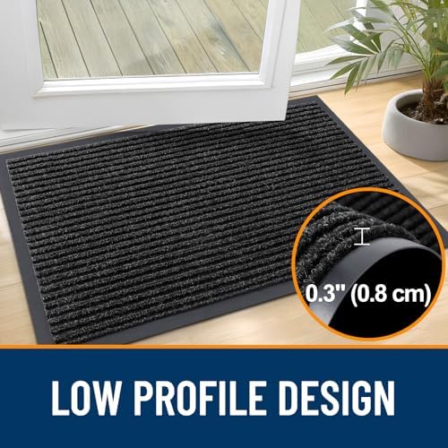 OLANLY Front Door Mat 47x34, Waterproof Heavy-Duty Indoor Outdoor Doormat - Image 4