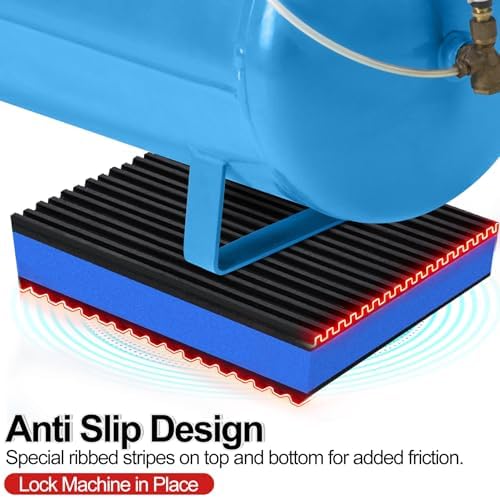 16 Pack Anti Vibration Pads for Washing Machine 4"x4"x7/8", Sound Isolation - Image 4