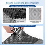 Jocoevol 36-Pcs Interlocking Tile, Indoor/Outdoor Drainage Interlocking Floor - Image 4