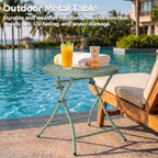 TeoKJ Folding Outdoor Small Side Tables - Image 5