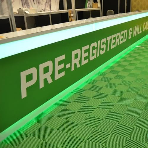 Swisstrax Ribtrax PRO Garage Floor Tiles, Turf Green - Image 4