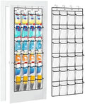 Clear Cleaning Supplies Organizer, Cleaning Products 24 Large Pockets by CollectHall