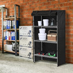 Wire Rack Shelf Cover, Heavy Duty Waterproof Dustproof Standing Shelf Units - Image 4