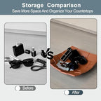 Valet Tray PU Leather Key Holder Bowl - Image 4