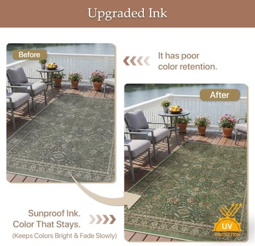 GENIMO Indoor Outdoor Rug, Washable - Image 5