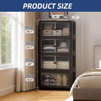SAILUN 116Gal/464Qt Stackable Storage Bins Folding Collapsible Storage Bins - Image 5