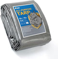 GUARD SHIELD Heavy Duty Tarp 16x16 Feet Silver/Black Multi Purpose Thick by GUARDSHIELD
