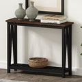 ChooChoo Farmhouse Console Table, Narrow Sofa Table by ChooChoo