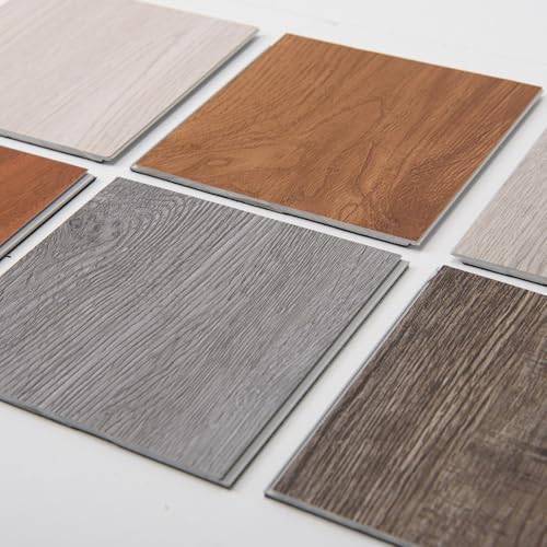 Art3d Wood Textured Click-Lock SPC Floor Tiles, 6 Color Samples - Image 3