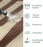 GENIMO Outdoor Rug, Waterproof Plastic Rugs - Image 5