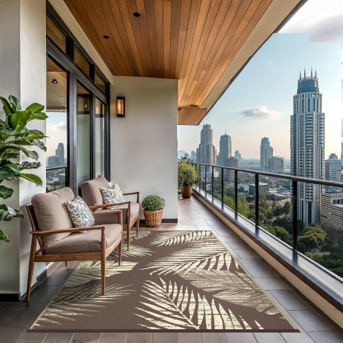 GENIMO Outdoor Rug, Waterproof Plastic Rugs - Image 4