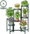 7 Tier Metal Corner Plant Stand Indoor Outdoor, Folding Tall Plant Rack by Unknown