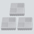 18 Pack Modular Interlocking Tiles Double Non-Slip 12"x12" White by wiiiw
