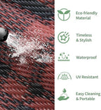 GENIMO Outdoor Rug, Waterproof Plastic Rugs - Image 6