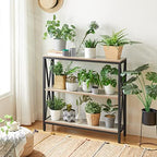 MAHANCRIS 31.5" Sofa Table, Industrial Console Table, 3-Tier Entryway Table - Image 4