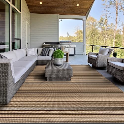 GENIMO Outdoor Rug, Waterproof Plastic Rugs - Image 2