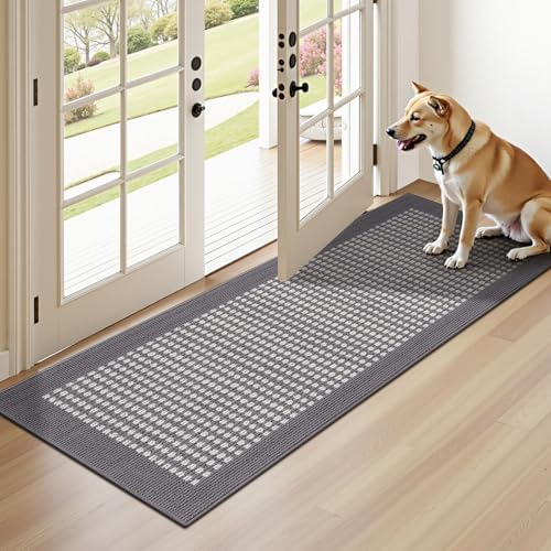Ileading Laundry Room Runner Rug 2x5ft Non Slip Farmhouse Kitchen Floor Mats by Ileading