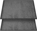 Anti Fatigue Rubber Floor Mat 2 Pack Restaurant Kitchen Mats by Yoshiko
