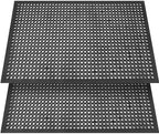 Anti Fatigue Rubber Floor Mat 2 Pack Restaurant Kitchen Mats by Yoshiko