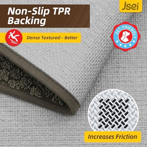 JSEI Dirt Trapper Door Mat 24"x36", Non-Slip Entryway Rugs - Image 5