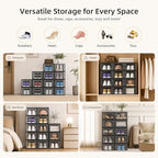 Kuject X-Large Shoe Storage Boxes 12 Pack - Image 6