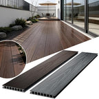 Circle Hole Outdoor Composite Decking Boards Color Samples Pack - Image 2