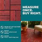 Bliss Outdoors Acacia Interlocking Deck Tiles - Image 5