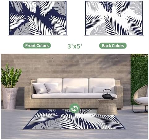 GENIMO Outdoor Rug 3'x5' Waterproof - Image 2