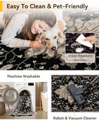 RELEANY Washable Area Rug - Image 6