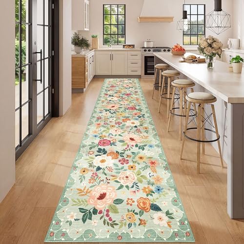 DUKINO 2x12 Washable Runner Rug, Non Slip Long Kitchen Runner Rug - Image 2