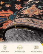 RELEANY Washable Area Rug, Square 8'x8' - Image 3