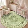 RELEANY Washable Area Rug, Round 5ft by RELEANY