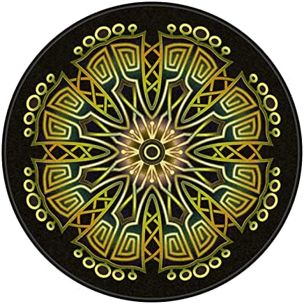 Chair Mat for Hardwood Floor Anti-Slip Floor Protector Round Gaming Computer - Image 2