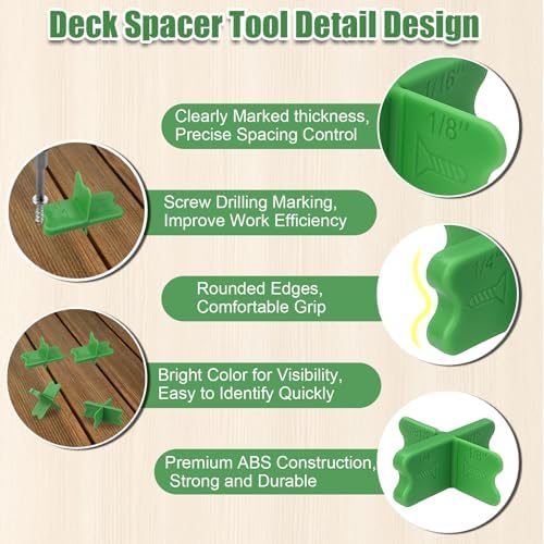 4 Pcs ABS Deck Spacer Tool - Image 3