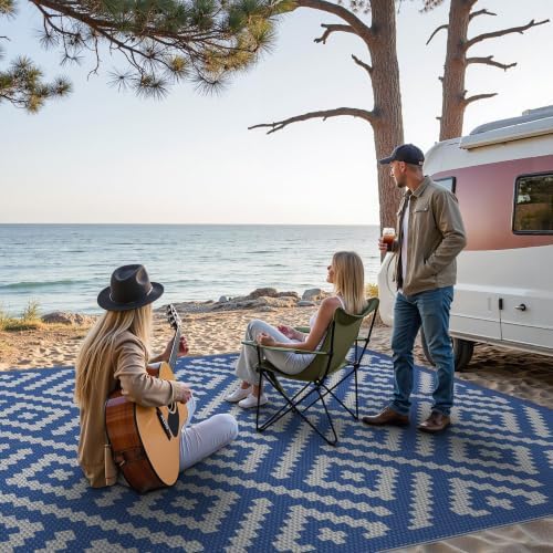 GENIMO Outdoor Rug, Waterproof Plastic Rugs - Image 4