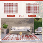 GENIMO Outdoor Rug, Waterproof Plastic Rugs - Image 2