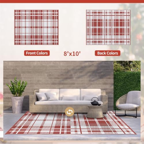 GENIMO Outdoor Rug, Waterproof Plastic Rugs - Image 2